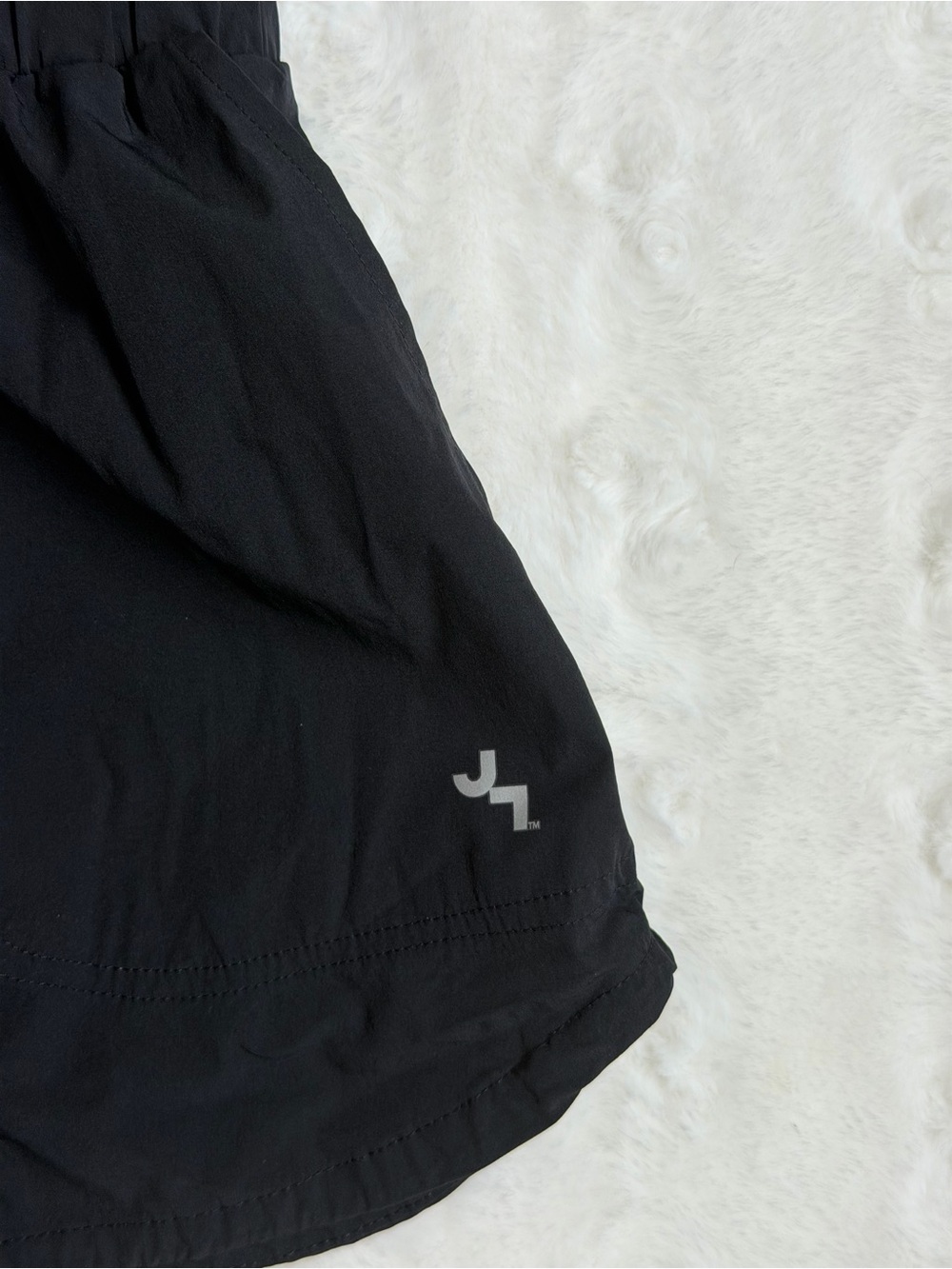 JoyLab Black High-Waist Athletic Shorts with Smocked Waistband - Picture 2 of 10